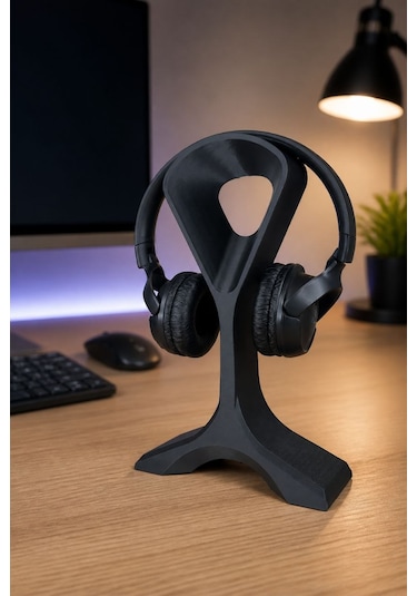 Modern Minimalist Kulaklık Standı 3d Baskı Masaüstü Kulaklık Tutucu