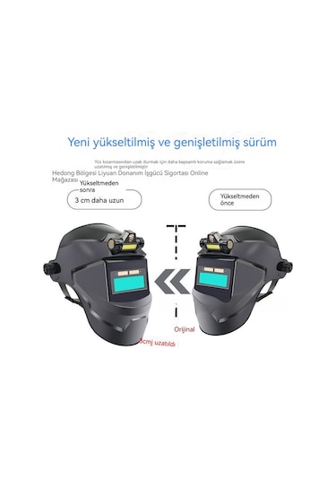 Flybuy Doğal Renk Kaynak Maskesi + 10 Koruyucu Tabaka 05