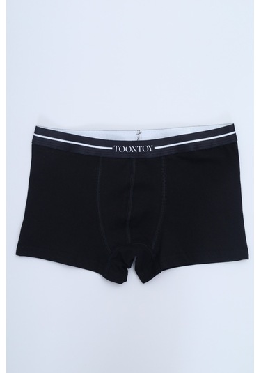 Toontoy Erkek Çocuk Yazı Baskılı 4lü Paket Boxer Çok Renkli