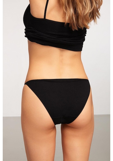 Kom Basic Yanları İpli 2 Li Külot Seti Ten