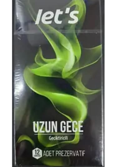 Let's Uzun Gece Prezervatif 12'li
