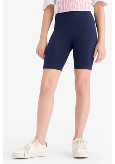 DeFacto Kız Çocuk Kısa Boy Tayt B5591A825SMNV241 Lacivert