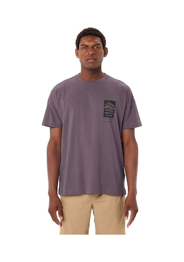 Vaude Redmont Cotton Erkek T-shirt 48794 Purple Ash