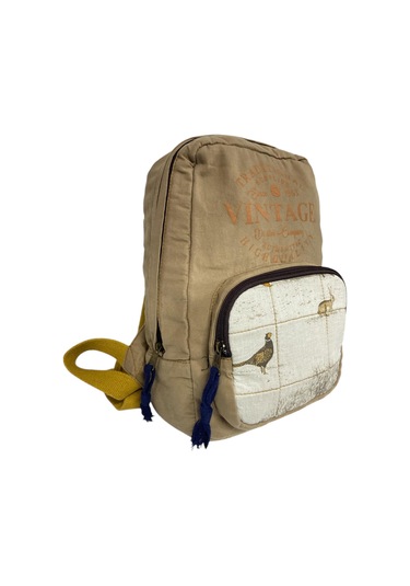 Kaliteli Mini Vintage Salaş Disayn Günlük Sırt Gezi Çantası 19 Cm X 34 Cm Mor