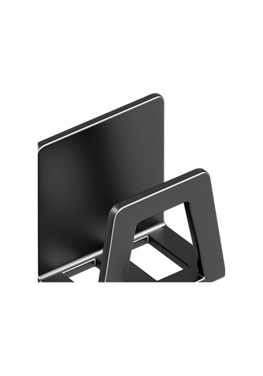 Suntek 4 Parça Tencere Kapağı Tutucu Duvara Monte Yerden Siyah