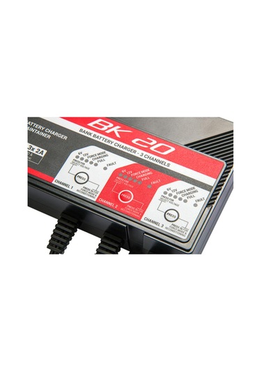 Bs Battery Bk20 3 Kanal Akü Şarj İstasyonu 6v/12v 2a