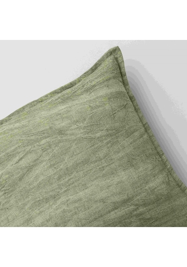 Linens Willy Kırlent Kılıfı 45x45 Cm Haki Haki