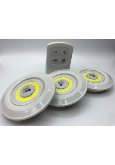 Uzaktan Kumandalı Yapışkanlı Kablosuz Led Spot Lambalar