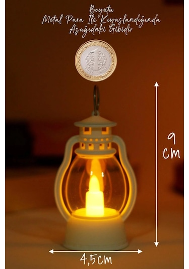 Led Mum Mini Kamp Tipi 3 Adet Pil Dahil Dumansız Alev Ledli Dekor Işığı Beyaz Pt430 Beyaz