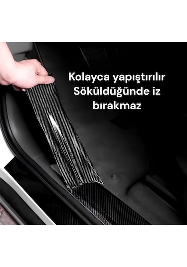 6d Kapı Eşiği Bagaj Altı Kapı Direği Şerit Folyo Boyut10cmx3metre