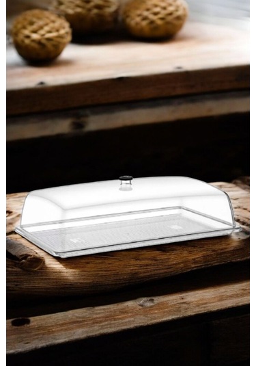 Fanus Tepsisi Şeffaf 400x600 Mm Sadece Tepsidir Şeffaf