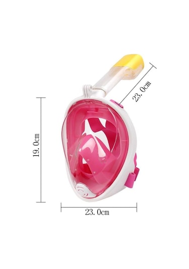 Gmsticaret Dailytech Tam Yüz Dalış Maskesi Slikon Şnorkel Full Face
