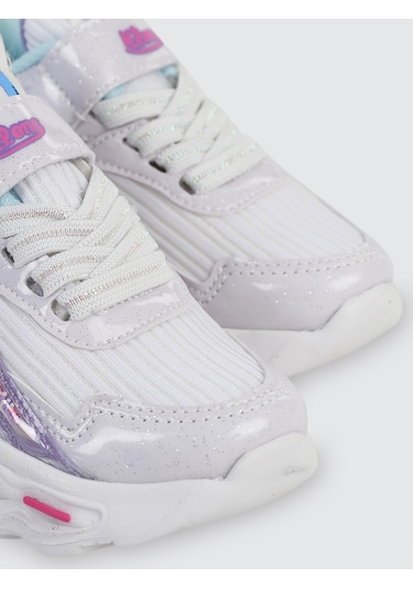 Mp Kız Çocuk Spor Ayakkabı 26-30 Numara Beyaz-mor Beyaz-Mor