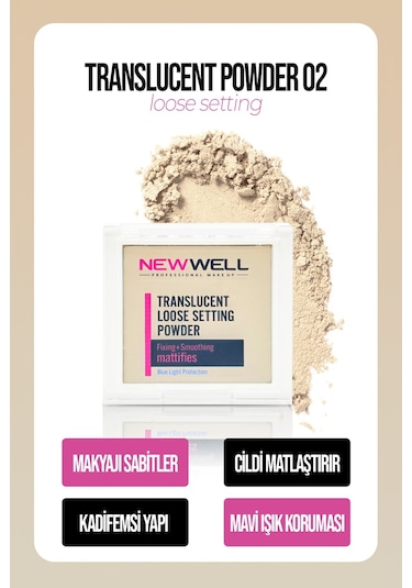 New Well Translucent Loose Setting Powder 02