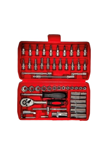Moonshop Cr-v Max 1/4 Cırcırlı 53 Parça Lokma Anahtar Takımı Bits