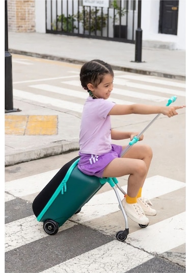 Micro Ride On Luggage Eazy Scooter Bagaj Çanta Forest Green