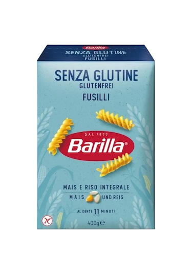 Barilla Glutensiz Fusilli Makarna 400 Gr X 2 Adet