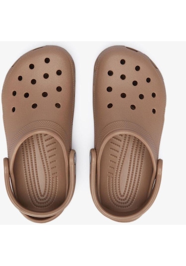 10001-2q9 Classic Terlik Kahve-8582 Latte