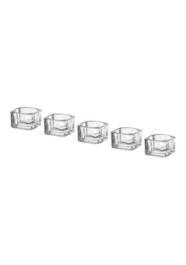 Tealight Mumluk, Cam, 5x5 Cm Acı Kahverengi