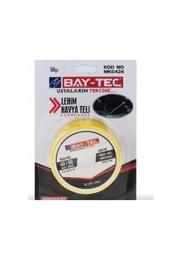 Bay-tec Lehim Havya Teli 50 Gr 1,2 Mm Mk-0424