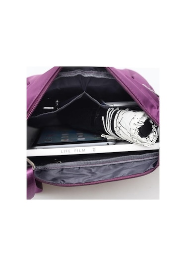 Ganzhoushop Yeni Tasarımcı Su Red Omuz Naylon Moda Messenger Kadınlar İçin Geçirmez Fermuarlı Çapraz Çantaları Çantalar Çanta Çanta Bayan Pq Kırmızı