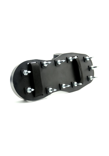 Epoksi Çivili Çim Havalandırma Ayakkabısı 35 Mm Dişli Bilek Ve Topuk Kayışlı Çift