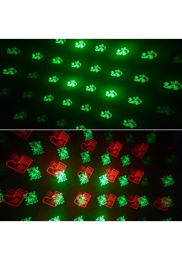 Teltree Usb Projeksiyon Işığı Otomatik Döner Sesli Kontrollü Renkli Animasyonlu Noel Araba Ev Dekorasyon Işığı C208-noel C Grubu Çok Renkli