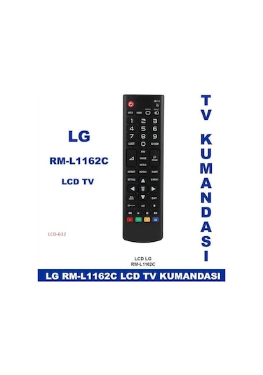LG Uyumlu Rm-l1162c Kumanda - Lcd-632-9092458729542