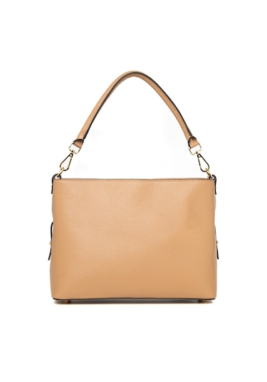 D85 Sand Omuz Çantası Kadın Grazıa Piumelli Milano Bag Kum