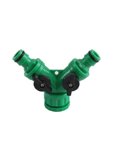 Besthome1 Plastik Bahçe Musluk Çevirici: 2 Çıkışlı Valfli, Ev/bahçe Bağlantısı, Don/kırılma Dayanıklı Abs Mavi Mavi