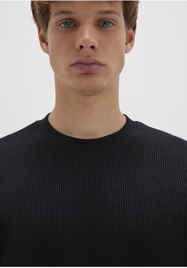 Mavi Erkek Bisiklet Yaka Sweatshırt Siyah 0s10407-900 Siyah