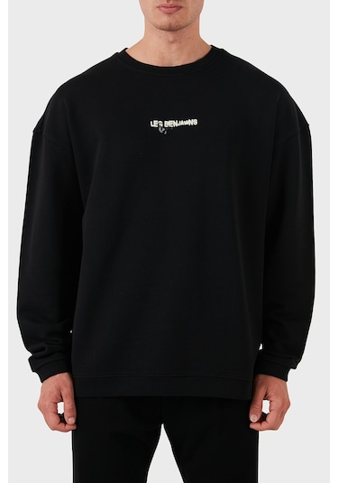 Les Benjamins Erkek Sweat Lb24fweapmusw-001 Siyah Siyah