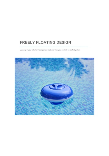 Gajeena Havuz Kimyasalları İçin Otomatik Yüzen Dispenser - 5 İnç Küçük Boy 112 Karakter