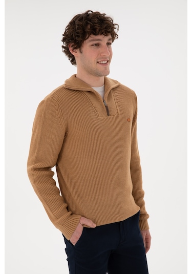 U.s. Polo Assn. Erkek Camel Kazak /triko 50297047-vr015 Camel