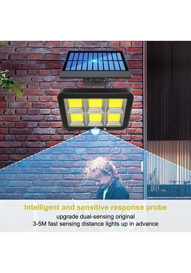 Homyl Pır Hareket Sensörü Bahçe Duvar Lambası Sokak Uzaktan 160cob Diğer