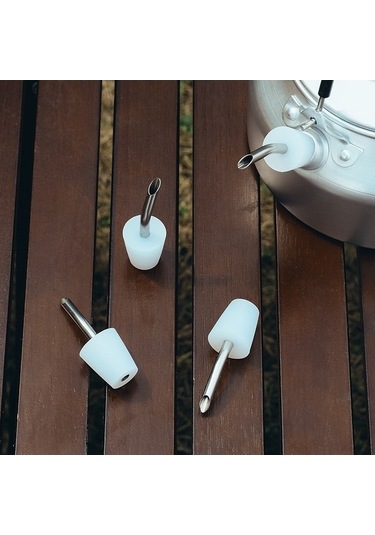 Fastbuy Paslanmaz Çelik Su Çaydanlığı, 800ml, Silikon Altlık, Alüminyum Kahve Demleme Seti Diğer