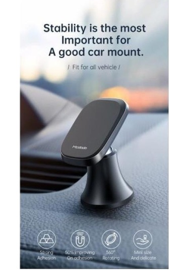Mcdodo 360 Derece Dönebilen Magnetic Araç Tutucu Siyah Cm-8490 (508959005)