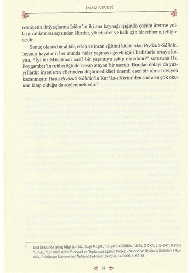 Muhtasar Riyazü's-salihin Ciltli / İmam Nevevi