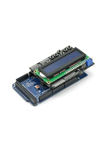 Arduino Shield 2x16 Karakter Lcd Modül 6 Buton Keypad Tuş