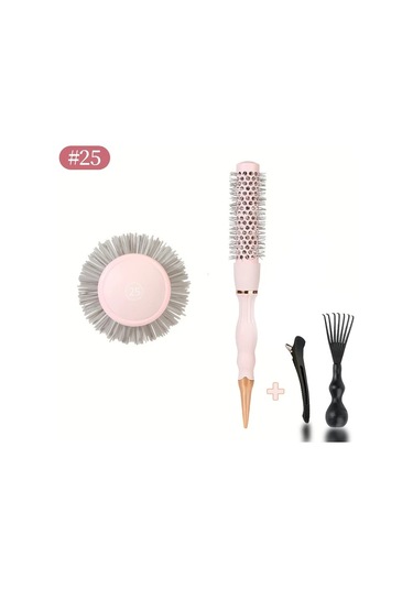 Willowhaven 25mm Yuvarlak Saç Fırçası Seti Profesyonel Kurutma Fön Fırçası