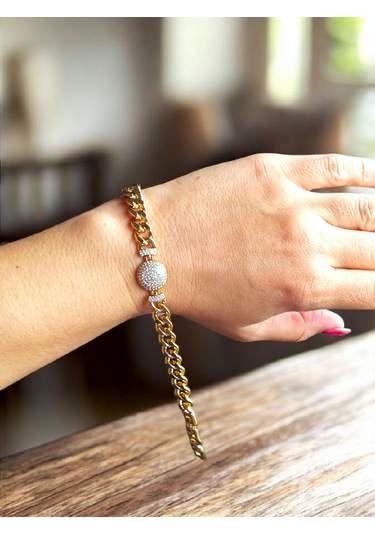 14k Gold Renkli Vip Seri Rolin Bileklik Gold