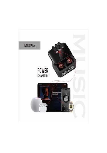 Time&Tech M88plus Bluetooth 5.2 Kablosuz Kulak İçi Kulaklık