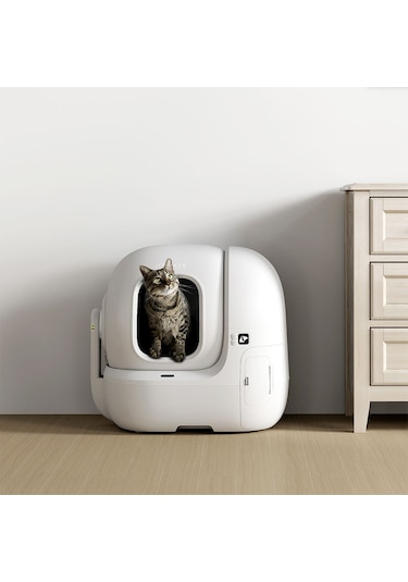 Petkit Purobot Max Pro Akıllı Kedi Tuvaleti Beyaz Resmi Distribütör