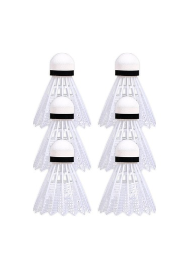 Flybuy Topu Spor Rüzgara Plastik Mekan Malzemesi Kullanım İçin İç/dış Dayanıklı Dayanıklı Badminton 6'li - İz