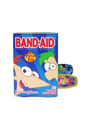 Band Aid Phineas And Ferb Yara Bandı 20 Adet Karışık Ölçü