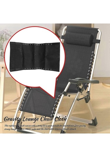 Bloomnest Sandalye Yedek Kumaş Katlanır Koltuklar Açık Hava Kampı Veranda Bahçe Havuzu İçin 63x17in Altın-siyah A1003 Altın - Siyah