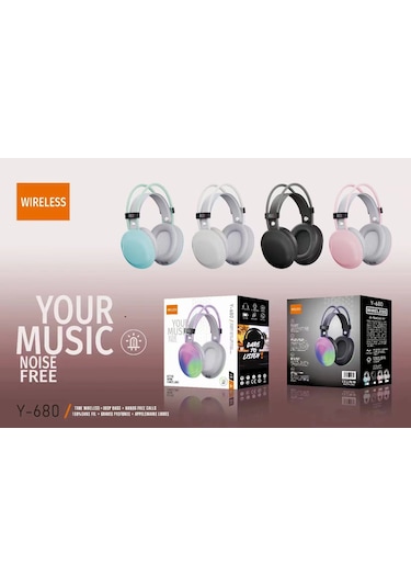 Venandin Y-680 Bluetooth 5.1 Kulak Üstü Kulaklık