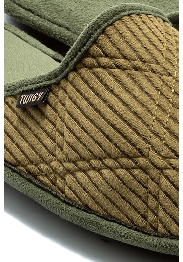 Twigy Roger Erkek Ev Terliği Haki 41/46 AA0478 Haki