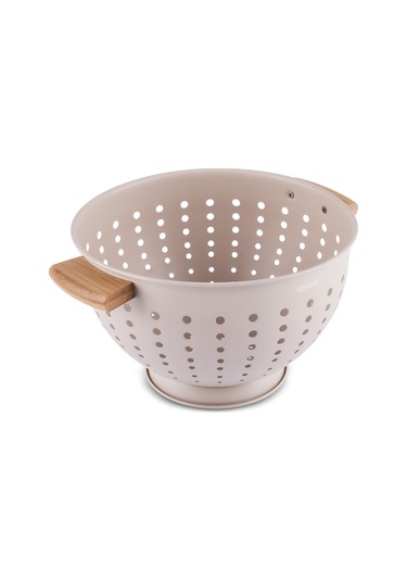 Karaca Ekin Bambu Saplı Süzgeç Krem