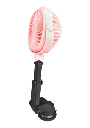 Araba Emme Kupası Fan Masaüstü Yurt Ofis Mutfak Fan Pembe , Boyut:geri Çekilebilir Pembe